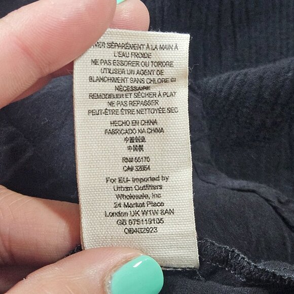 Free People Black S Mini Dress Whimsygoth Boho Chic Cottage Party Festival - Picture 11 of 11